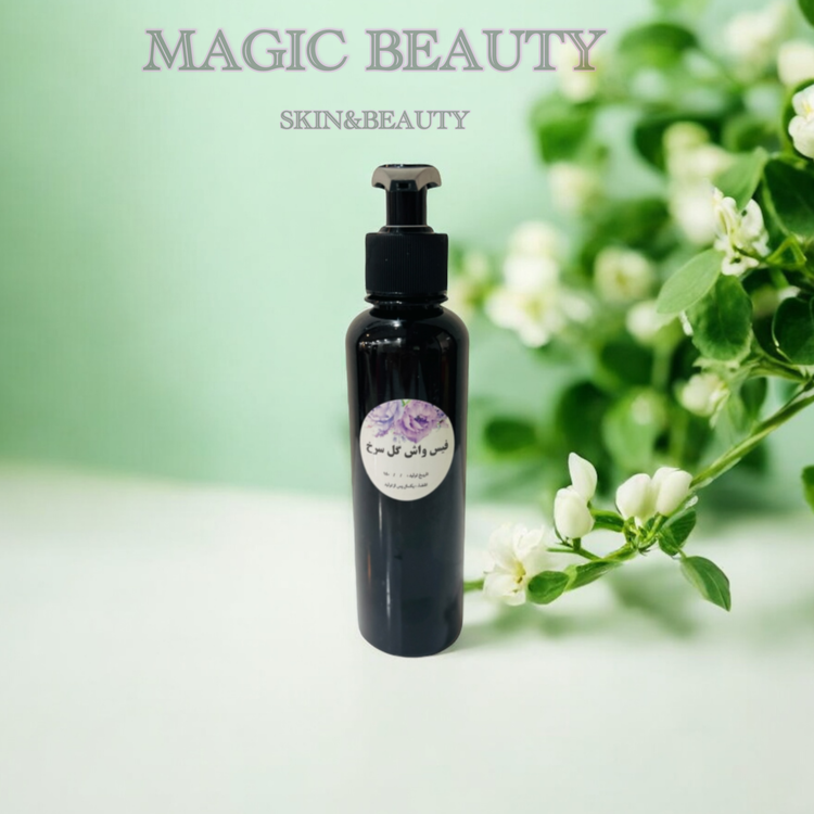 فیس واش تخصصی گل سرخ250گرمی magic beauty